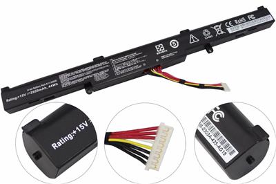 Bateria 2POWER para Asus X450 Series - Compatible con P/N ASX450J X450E X450J X450JF A450 A450C A450V A450E A450J K550E
