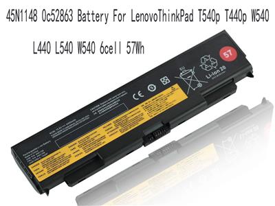 Bateria 2POWER para Lenovo L440 T440P - Compatible con P/N 45N1158 45N1159 Thinkpad L440 L540 T440P T540P W540