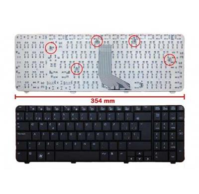 Teclado para HP CQ61 G61 Español Negro - Compatible con P/N 592819-161 CQ61 G61 CQ61-207 CQ61-100 CQ61-200 CQ61-300