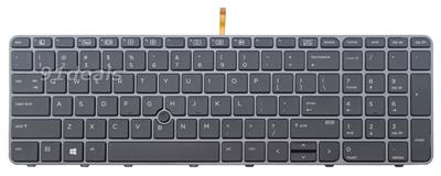 Teclado para HP Elitebook 850 G3 Retroiluminado - Compatible con P/N 850G3SPA Elitebook 850 G3 G4 755 G3 G4