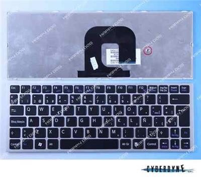 Teclado para Sony VPC-YA Español Negro con Marco - Compatible con P/N A1807425A VPC-YA VPC-YB PCG-31311U