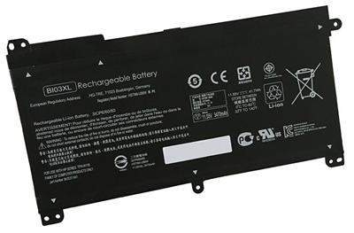 Bateria 2POWER para HP Pavilion 13-u x360 - Compatible con P/N BI03XL 844203-855 Pavilion 13-U X360
