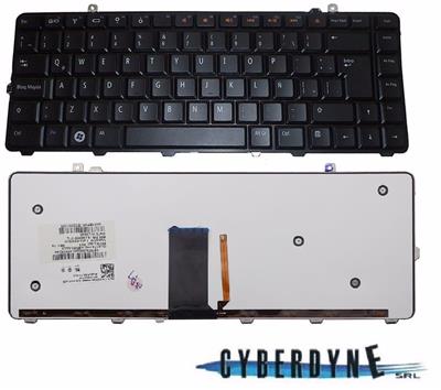 Teclado para Dell Studio 1535 Español Negro Retroiluminado - Compatible con P/N D796C Studio 1535 1555