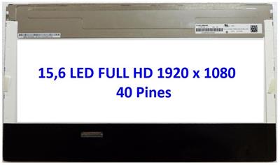 Pantalla 15.6 40 pines COMUN LED LCD - FHD 1920x1080 - conector izquierdo