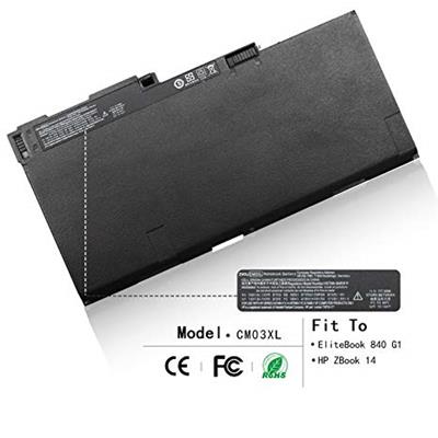 Bateria para HP Elitebook 840 G1 - Compatible con P/N PL02XL 717376-001 E7U24AA E7U24UT Elitebook 840 G1 740 750 755 850
