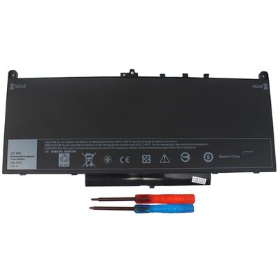 Bateria 2POWER para Dell Latitude E7270 - Compatible con P/N MC34Y 242WD GG4FM J60J5 R1V85 451-BBSX Latitude E7270 E7470