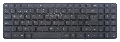 Teclado para Lenovo Ideapad 100 Español Negro - Compatible con P/N V6385H-SP Ideapad 100-15ISK-ITH 100-15IBD