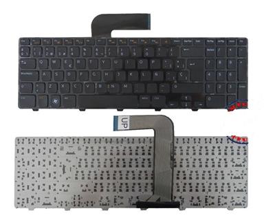 Teclado para Dell Inspiron 15R N5110 Español Negro con Marco - Compatible con P/N W35K7 Inspiron 15R N5110 M5110